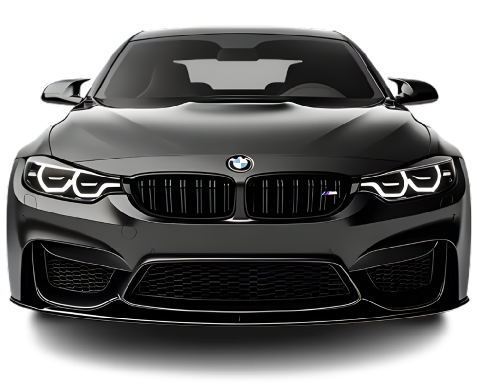 garage auto,f ace avant voiture de marque BMW